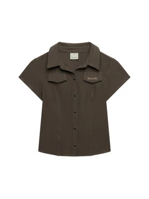 Foto van product BENCH Blouse 'Bench X Superdry & Co' sand / olijfgroen