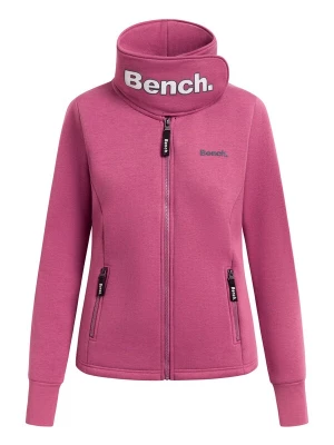 Foto van product BENCH Functionele fleece jas 'Haylo' antraciet / donkerroze / wit