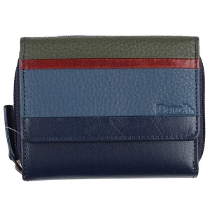 Foto van product BENCH Portemonnee blauw / olijfgroen / bloedrood