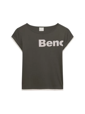 Foto van product BENCH Shirt 'Bench X Superdry &Co' ecru / olijfgroen