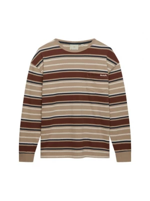 Foto van product BENCH Shirt 'Bench X Superdry & Co' marine / chocoladebruin / cappuccino / wit