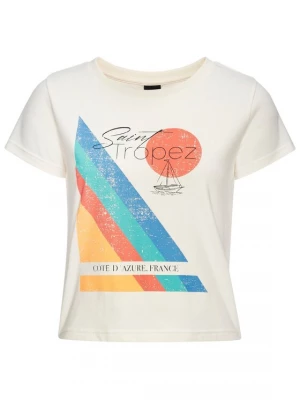 Foto van product BENCH Shirt blauw / donkergeel / oranje / wit