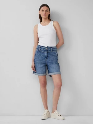 Foto van product Bermuda jeans / relaxed fit / high rise / barrel leg s.Oliver blauw