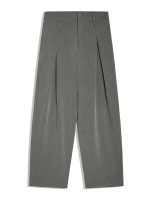Foto van product Bershka Bandplooibroek donkergrijs