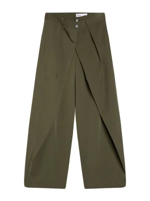 Foto van product Bershka Bandplooibroek kaki