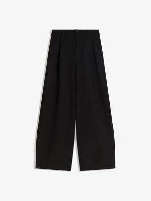 Foto van product Bershka Bandplooibroek zwart