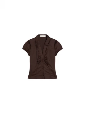 Foto van product Bershka Blouse 'CAMISA ESPALDA' bruin