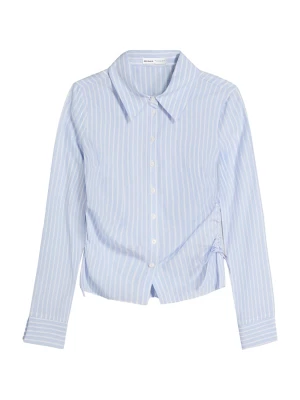 Foto van product Bershka Blouse duifblauw / wit