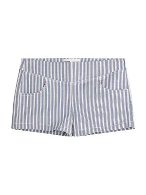 Foto van product Bershka Broek duifblauw / wit