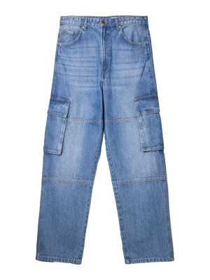 Foto van product Bershka Cargojeans blauw denim