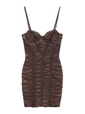 Foto van product Bershka Cocktailjurk bruin