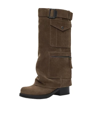 Foto van product Bershka Cowboylaarzen donkerbruin