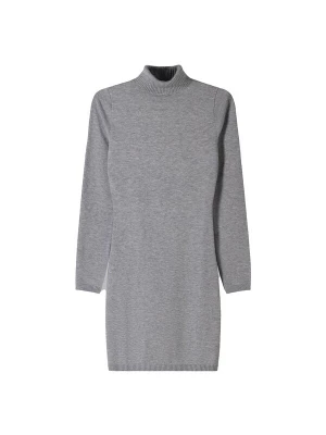 Foto van product Bershka Gebreide jurk grijs gemêleerd