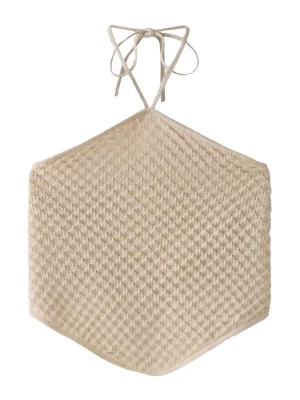 Foto van product Bershka Gebreide top sand