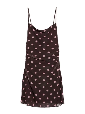 Foto van product Bershka Jurk chocoladebruin / poederroze