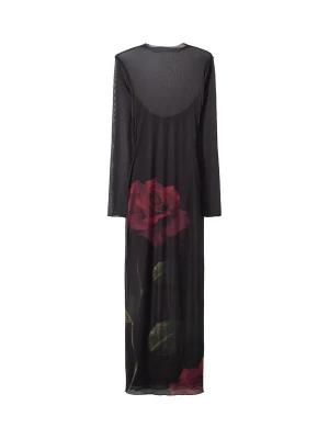 Foto van product Bershka Jurk donkergroen / bordeaux / zwart