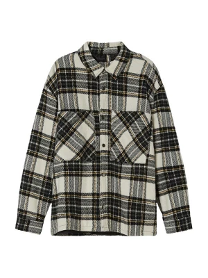 Foto van product Bershka Overhemd ecru / sand / zwart