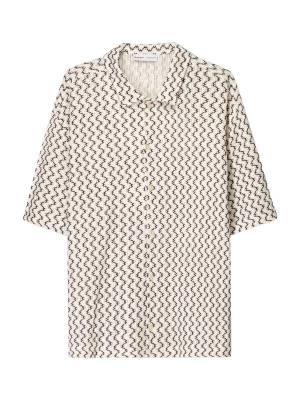 Foto van product Bershka Overhemd ecru / zwart