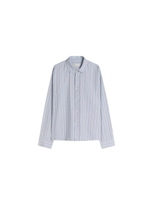 Foto van product Bershka Overhemd navy / lichtblauw / donkerbruin