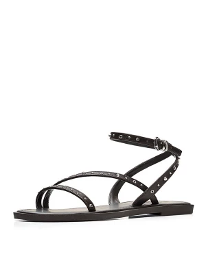 Foto van product Bershka Sandalen met riem donkerbruin