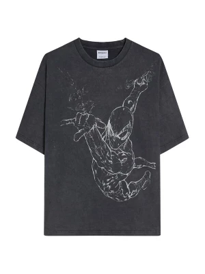Foto van product Bershka Shirt antraciet / lichtgrijs