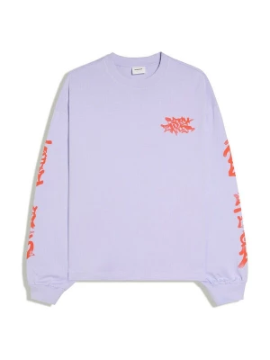 Foto van product Bershka Shirt lichtlila / donkeroranje