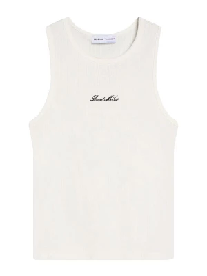Foto van product Bershka Shirt zwart / offwhite