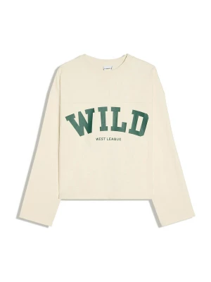 Foto van product Bershka Sweatshirt groen / wit