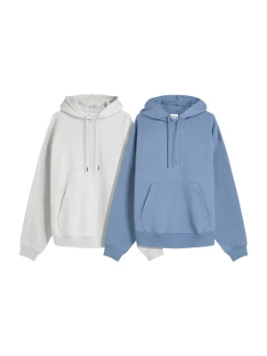 Foto van product Bershka Sweatshirt marine / grijs gemêleerd