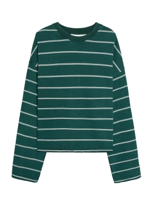 Foto van product Bershka Sweatshirt smaragd / wit