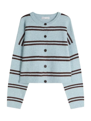 Foto van product Bershka Trui donkerbruin / mintgroen