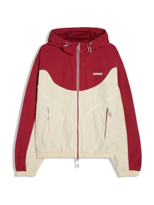 Foto van product Bershka Tussenjas crème / donkerrood