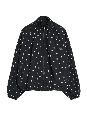 Foto van product Bershka Tussenjas zwart / wit