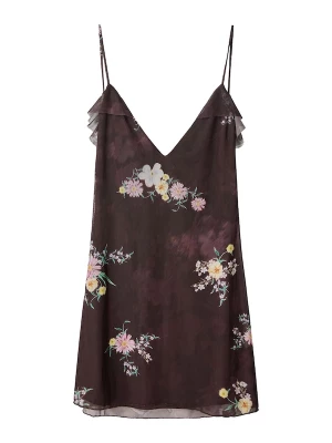 Foto van product Bershka Zomerjurk groen / aubergine / rosa / wit
