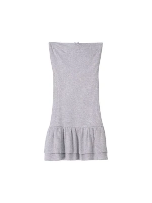 Foto van product Bershka Zomerjurk lichtgrijs