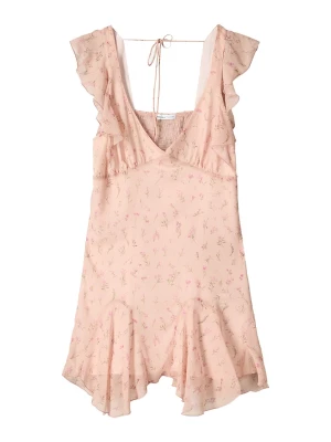 Foto van product Bershka Zomerjurk olijfgroen / pink / oudroze
