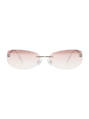 Foto van product Bershka Zonnebril pastelroze / zilver