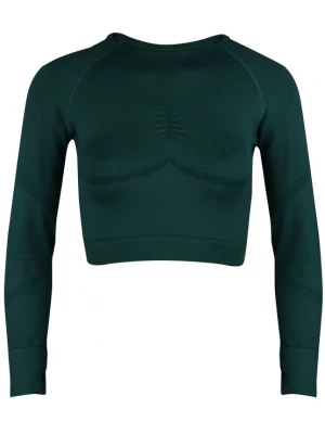 Foto van product BeShaped Shirt 'Power Up!' donkergroen