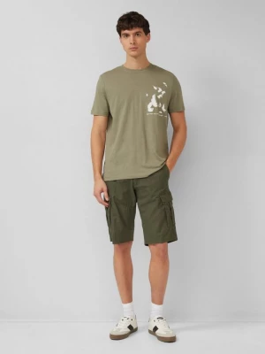 Foto van product Bestand: Cargo shorts met logodetails s.Oliver olijfgroen