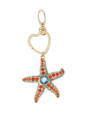 Foto van product Betsey Johnson Sleutelhanger 'Seestern' goud / oranje
