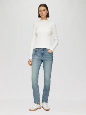 Foto van product Betsy jeans / slim fit / mid rise / slanke pijp / vintage look s.Oliver blauw