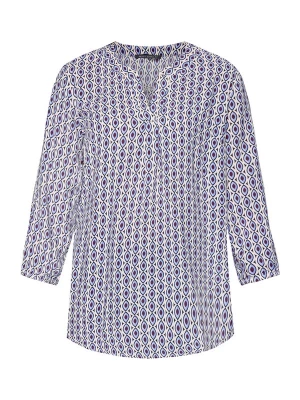 Foto van product Betty Barclay Blouse lichtblauw / wijnrood / wit