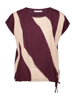 Foto van product Betty & Co Shirt lichtbeige / perzik / wijnrood