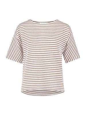 Foto van product Betty & Co Trui bruin / wit