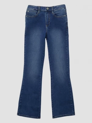 Foto van product Beverly jeans / normale pasvorm / hoog model / wijduitlopende pijpen / zacht & warm s.Oliver blauw