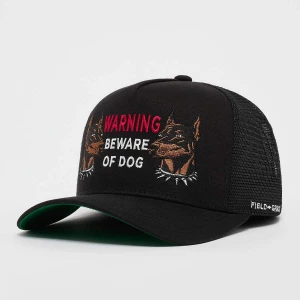Foto van product Beware of Dog Twill Mesh Trucker Field Grade zwart