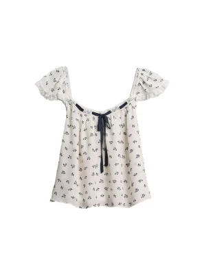 Foto van product Bhoem Top navy / wit