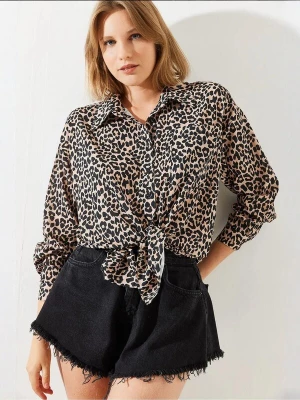 Foto van product Bianco Lucci Blouse beige / zwart
