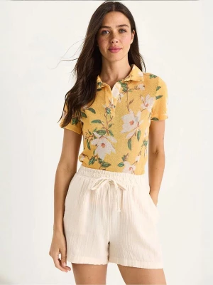 Foto van product Bianco Lucci Blouse bruin / geel / donkergroen / wit