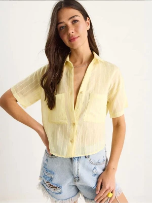 Foto van product Bianco Lucci Blouse citroengeel